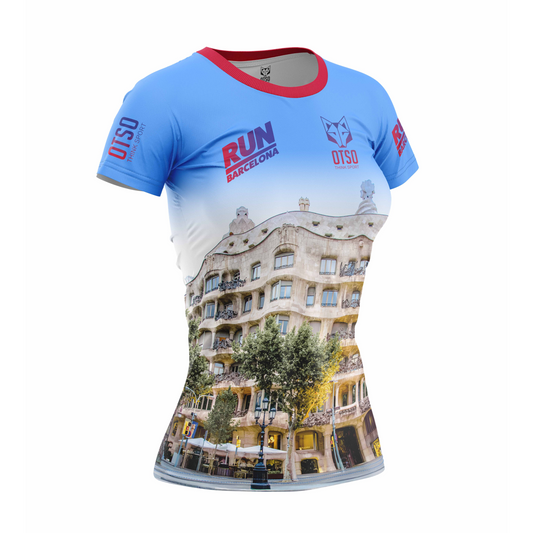 Camiseta manga corta mujer - Run Barcelona 2025 (Outlet)
