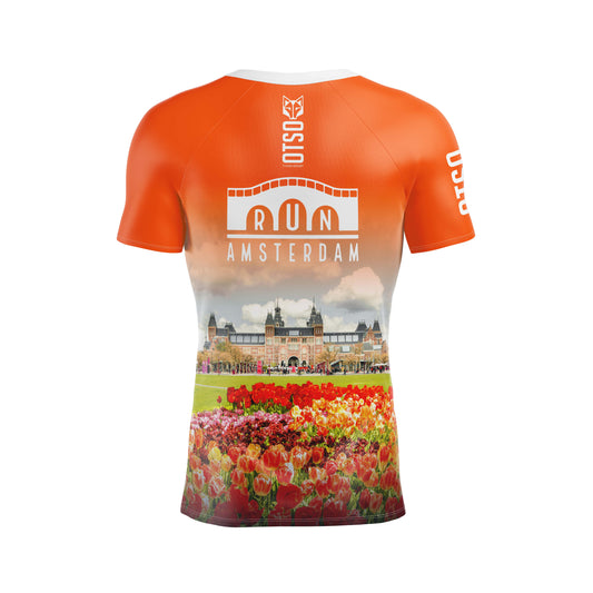 T-shirt manica corta da uomo - Run Amsterdam 2024 (Outlet)