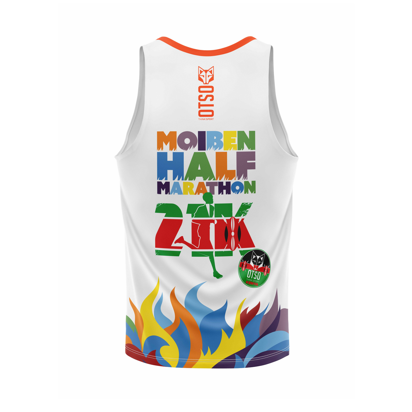 Samarreta de tirants de running unisex - Moiben half marathon (Outlet)