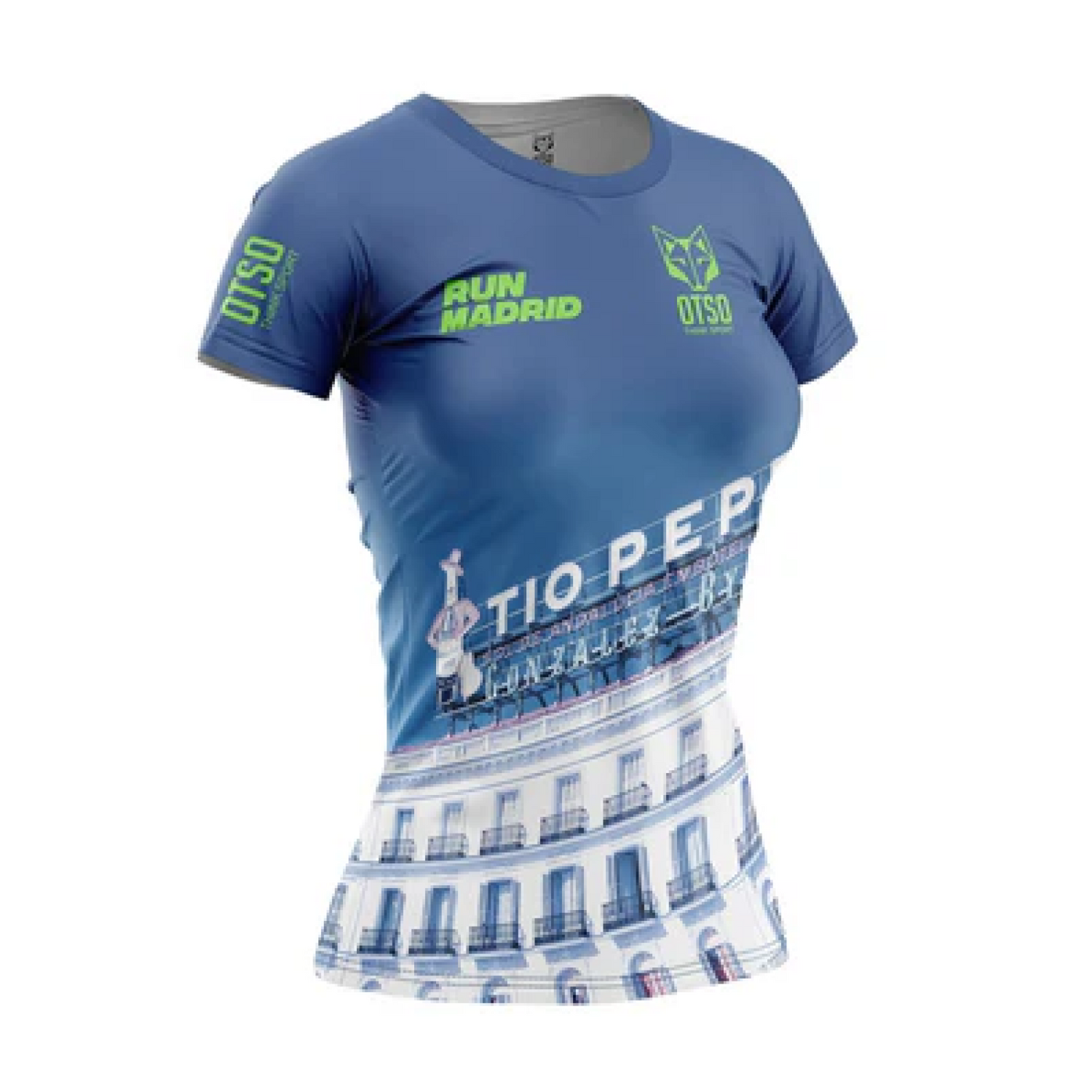 Short sleeve t-shirt women - Run Madrid Tio Pepe (Outlet)