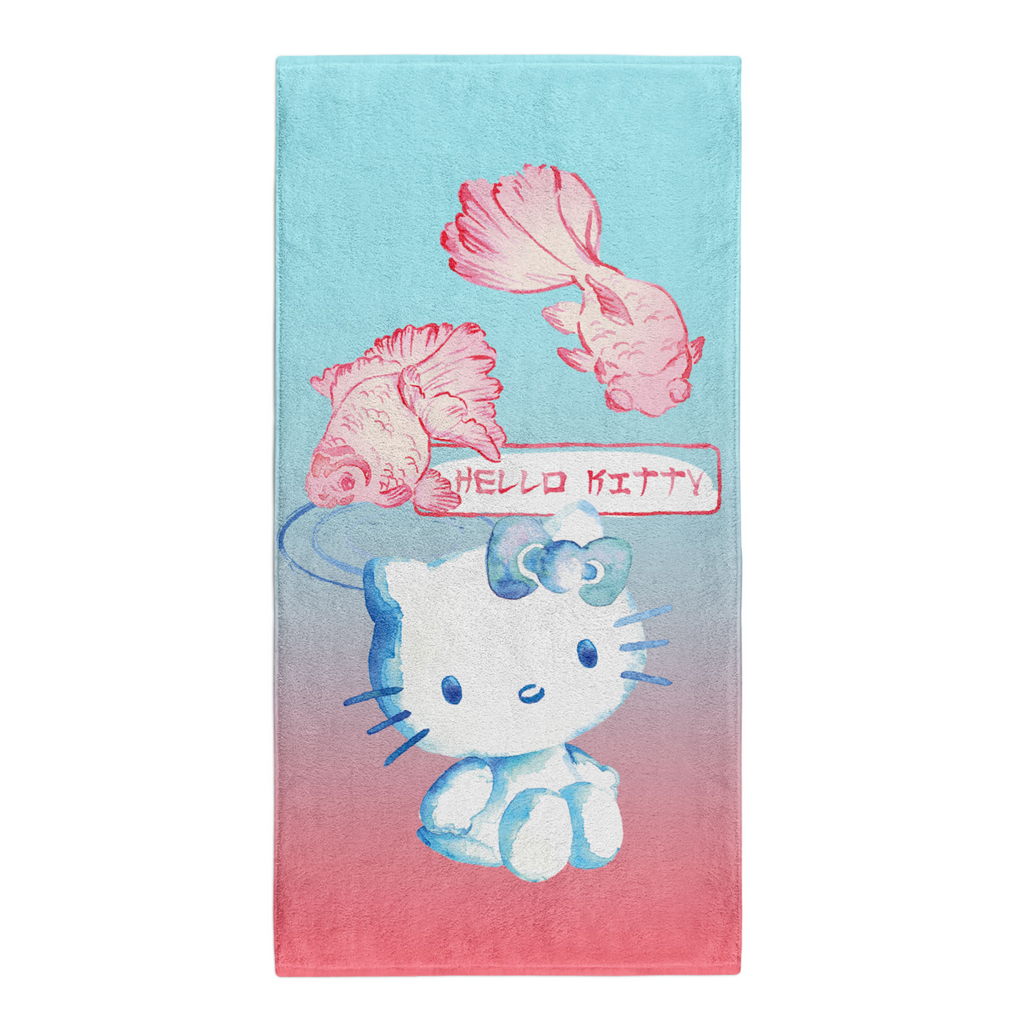 Toalha de microfibra - Hello Kitty Wave