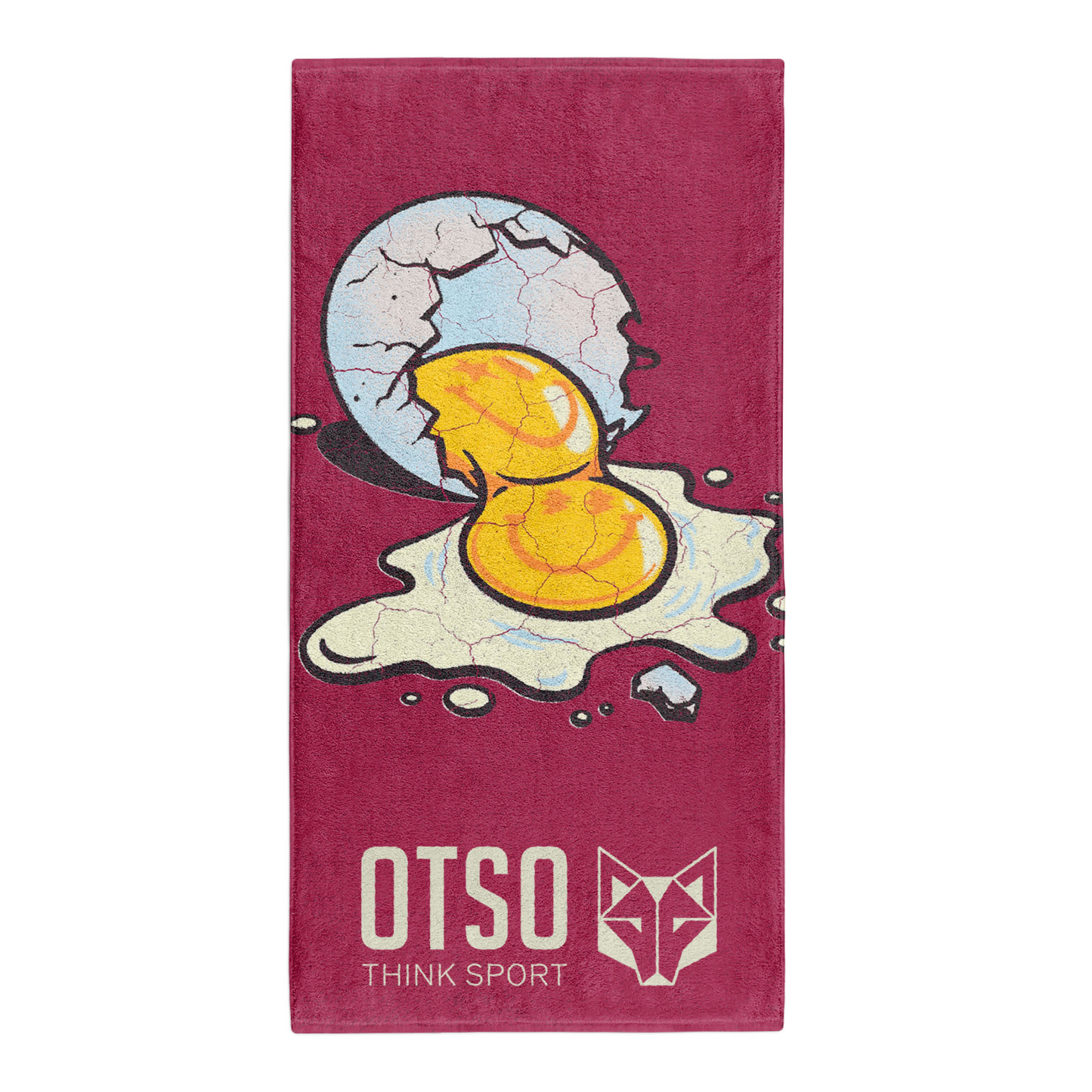 Toalha de microfibra - S.W.Smiley Concrete Canvas Eggs