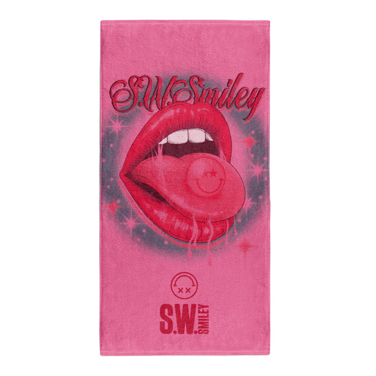 Serviette en microfibre - S.W.Smiley Hella Good