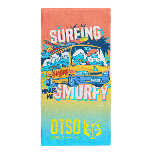 Toalla de microfibra - Smurfs Smurfing Men (Outlet)