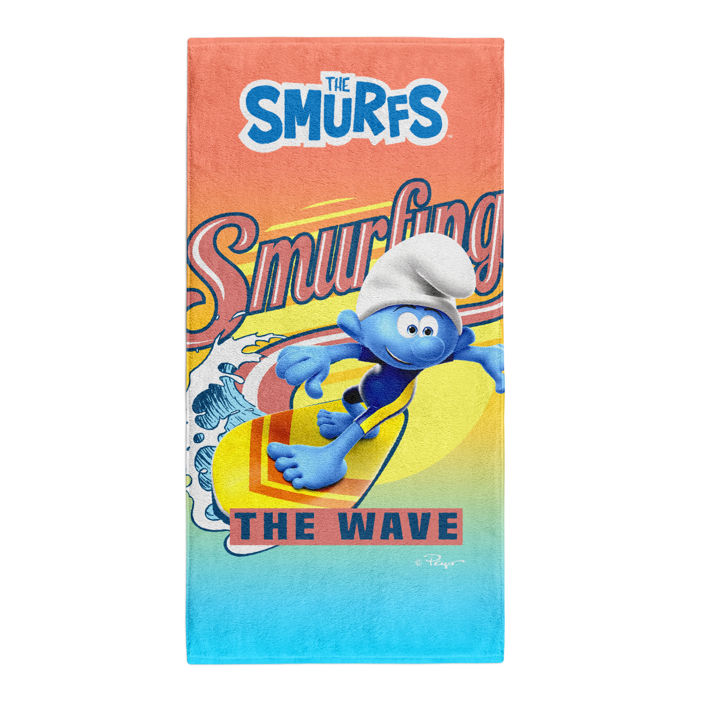 Serviette en microfibre - Smurfs Smurfing Men