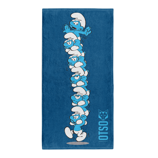 Serviette en microfibre - Smurfs Tower