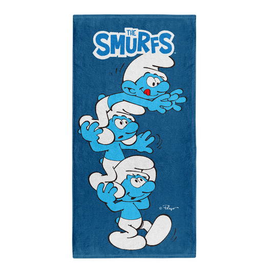 Microfiber Towel - Smurfs Tower