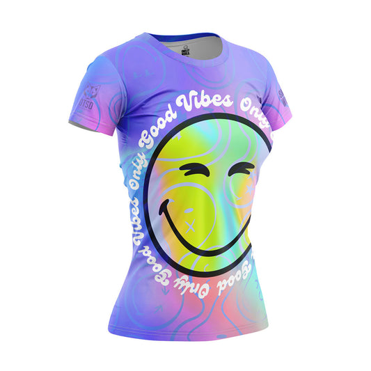Camiseta manga corta mujer - S.W.Smiley Vibes