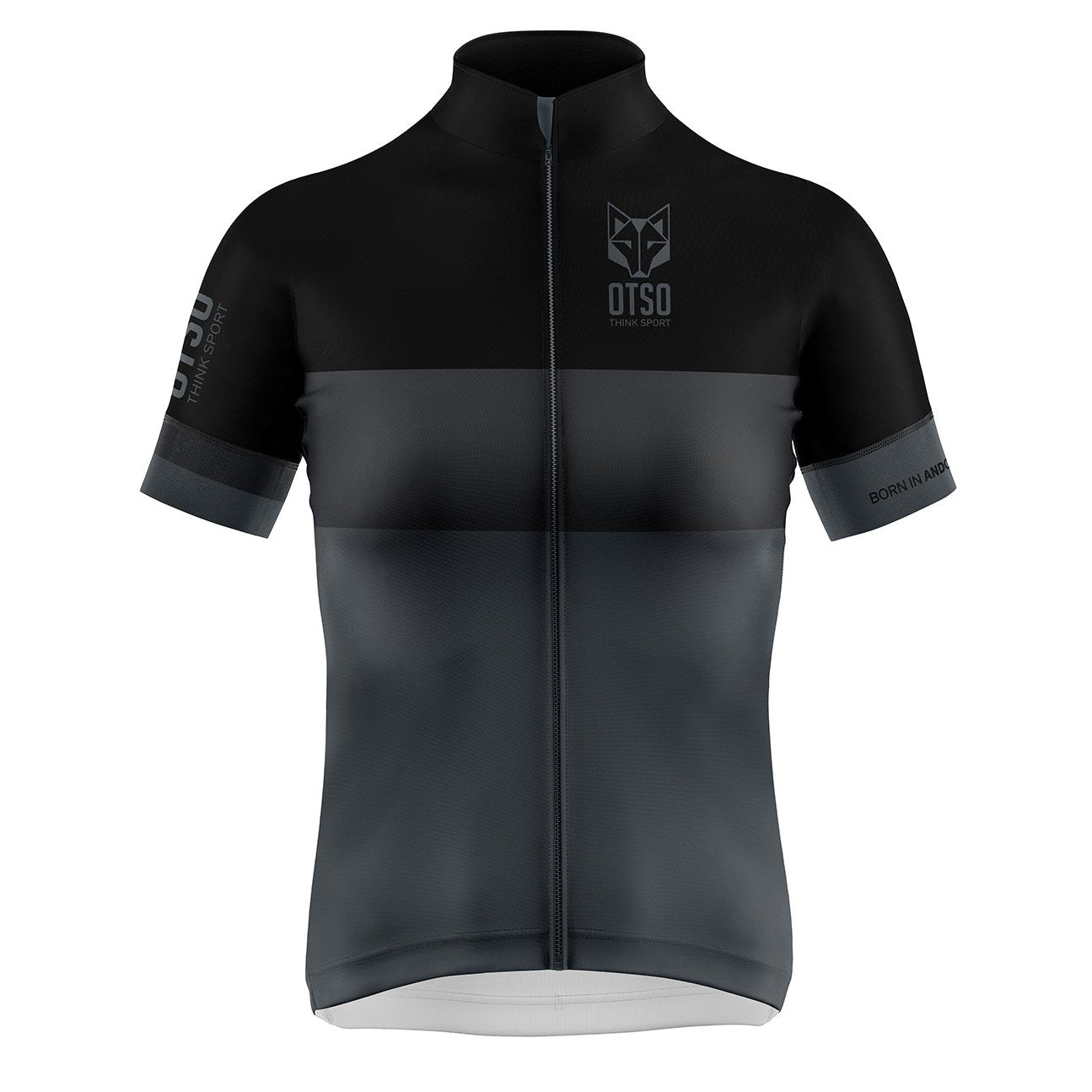 Maglia da ciclismo a manica corta da donna - Nera