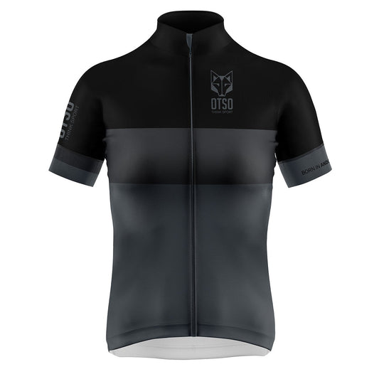 Maglia da ciclismo a manica corta da donna - Nera