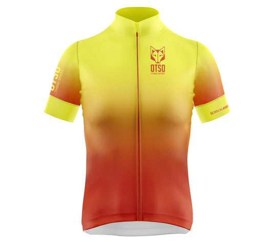 Maillot de ciclismo manga corta mujer - Fluo Orange (Outlet)