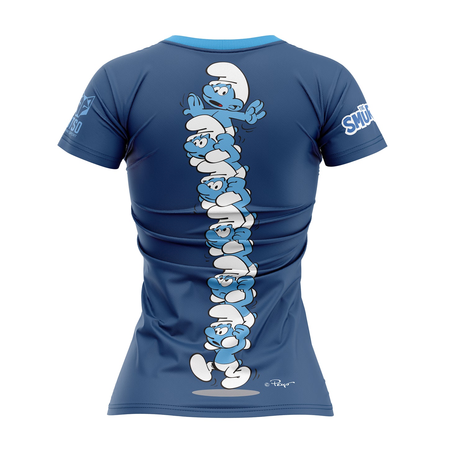 Short sleeve t-shirt women - Smurf Towers