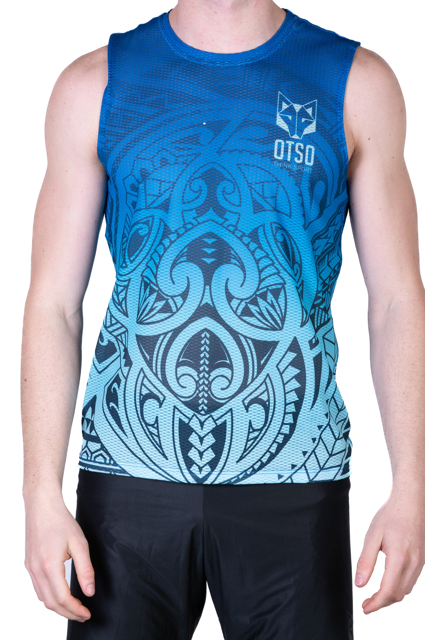 Men's sleeveless shirt - Maori Tangaroa