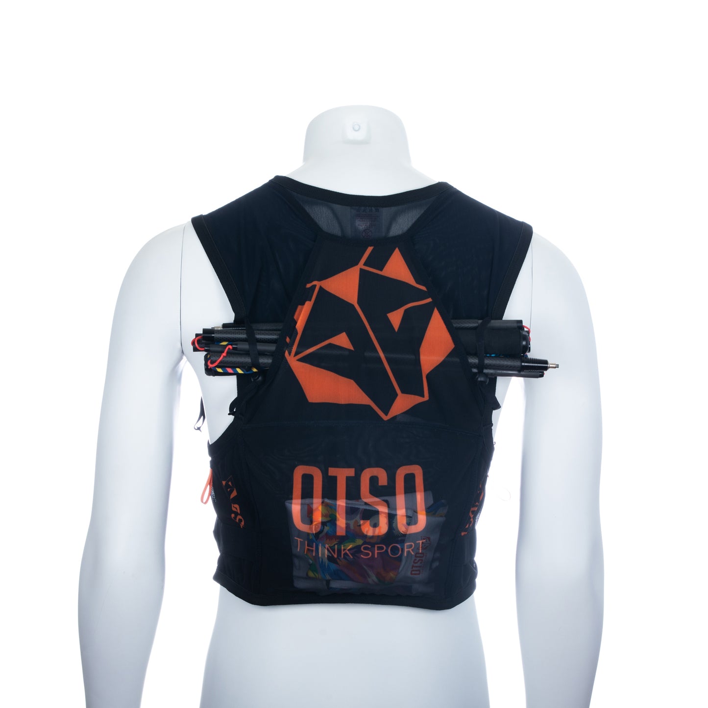 Motxilla trail running - Black & Orange