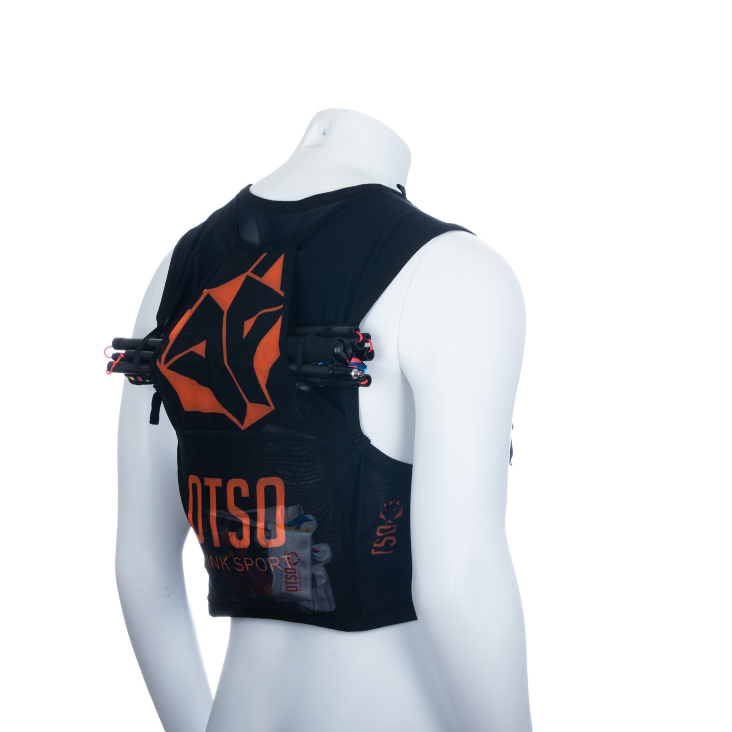 Motxilla trail running - Black & Orange