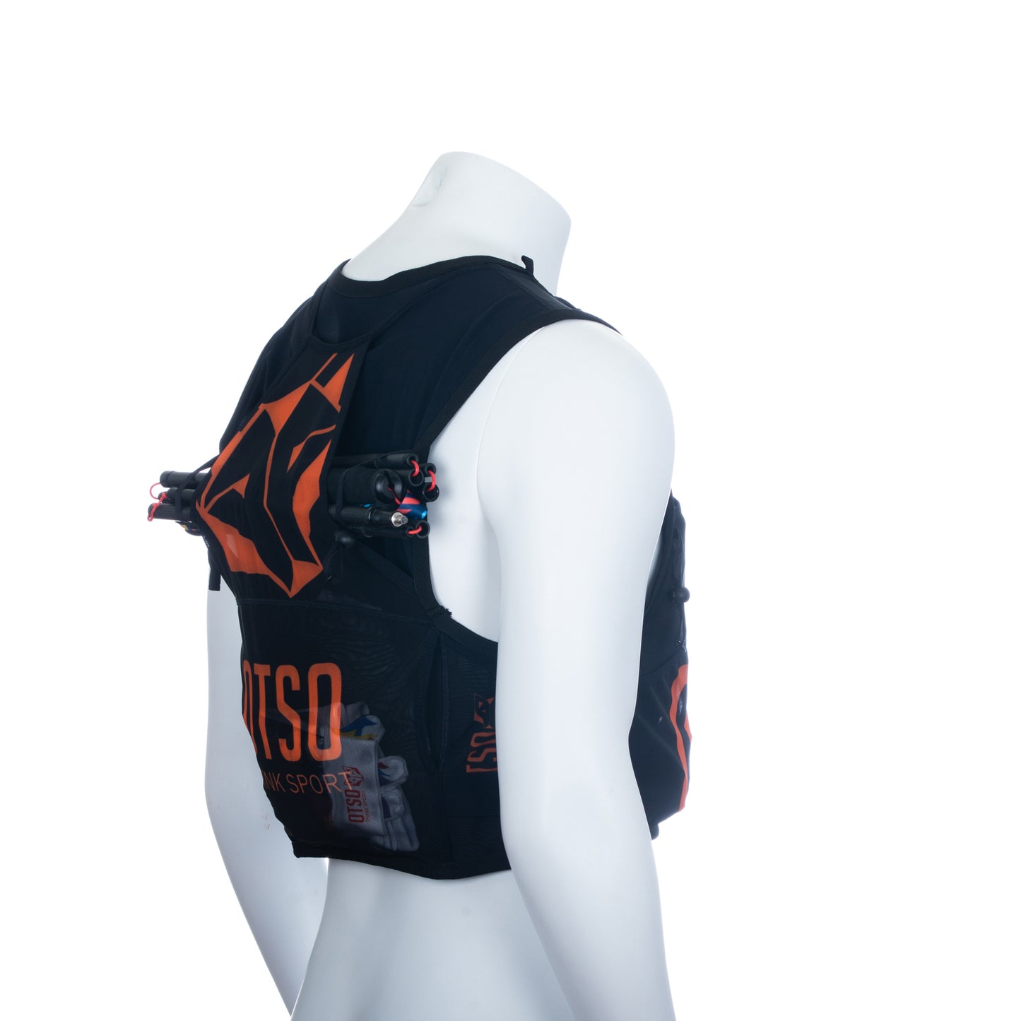 Motxilla trail running - Black & Orange