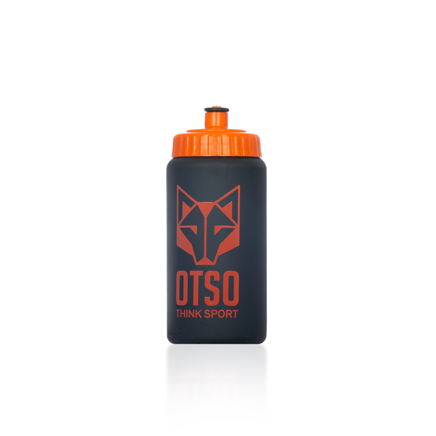 Cantimplora ecològica de ciclisme 500 ml negra