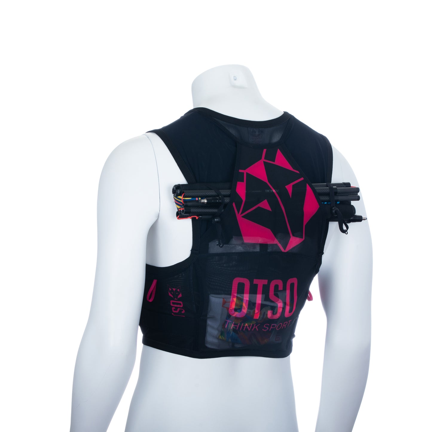 Trail running backpack - Black & Pink