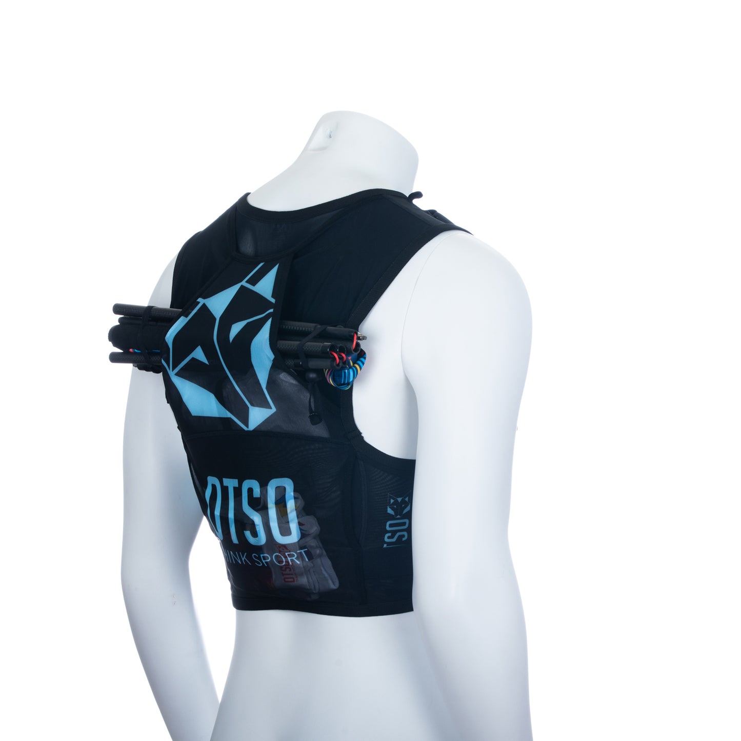 Motxilla trail running - Black & Turquoise