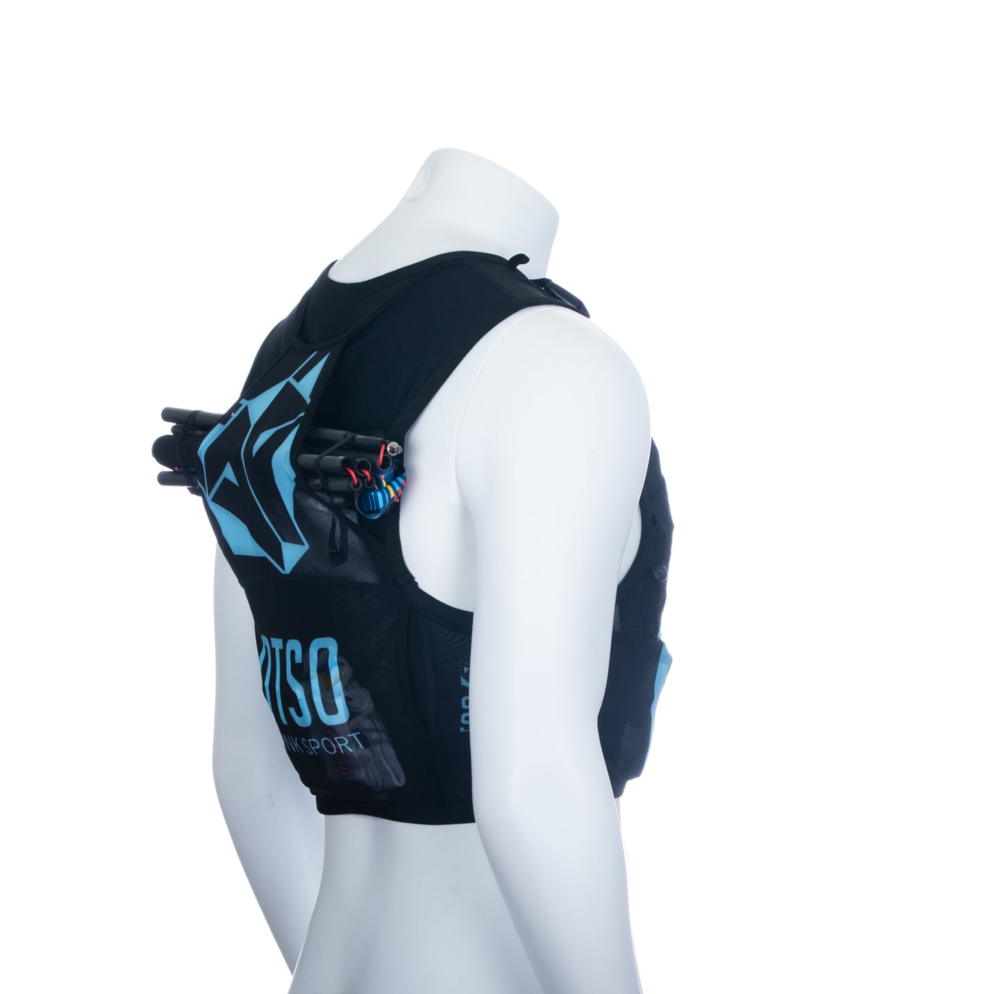 Motxilla trail running - Black & Turquoise