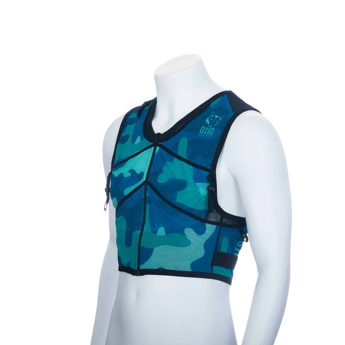 Trail running backpack - Camo Blue