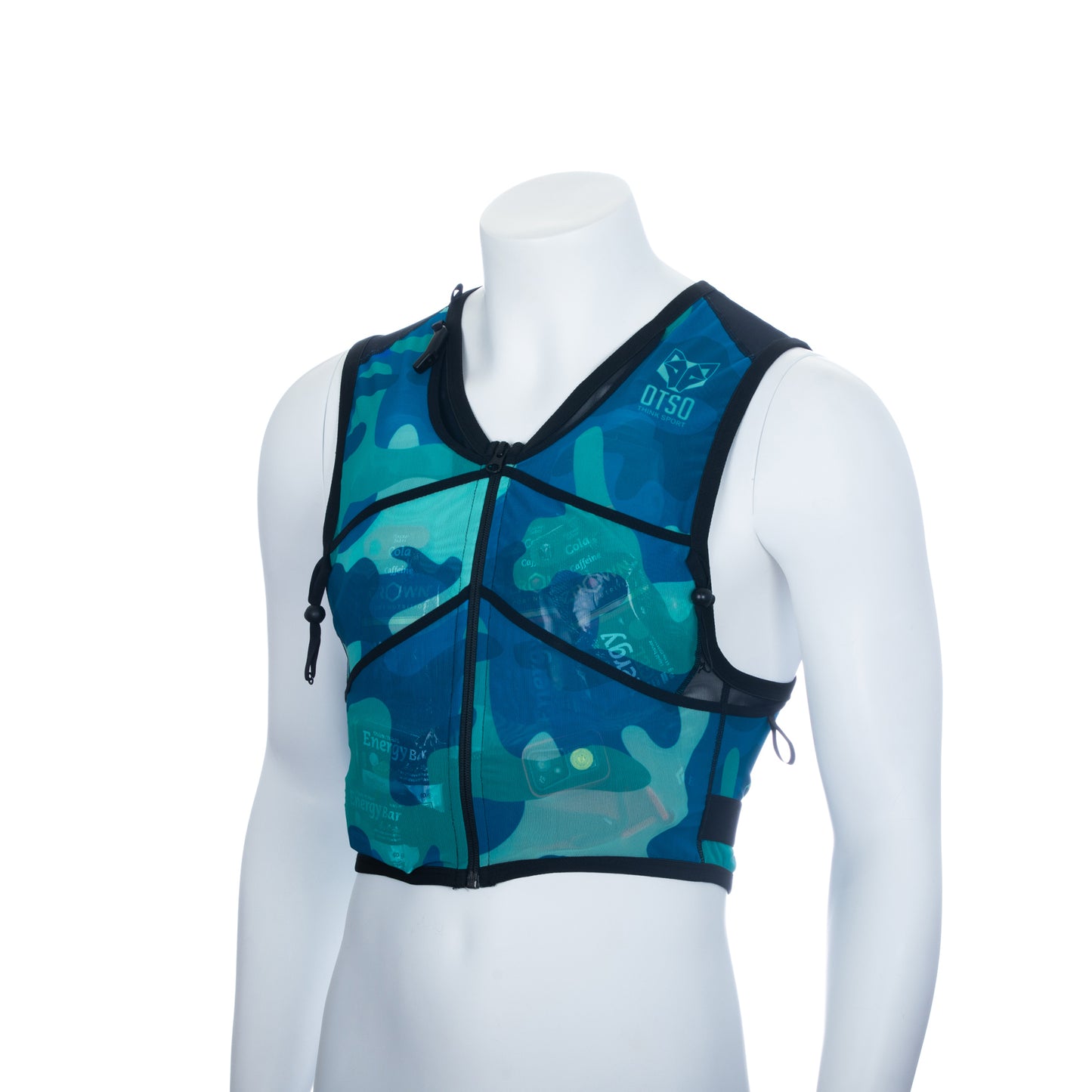 Trail running backpack - Camo Blue