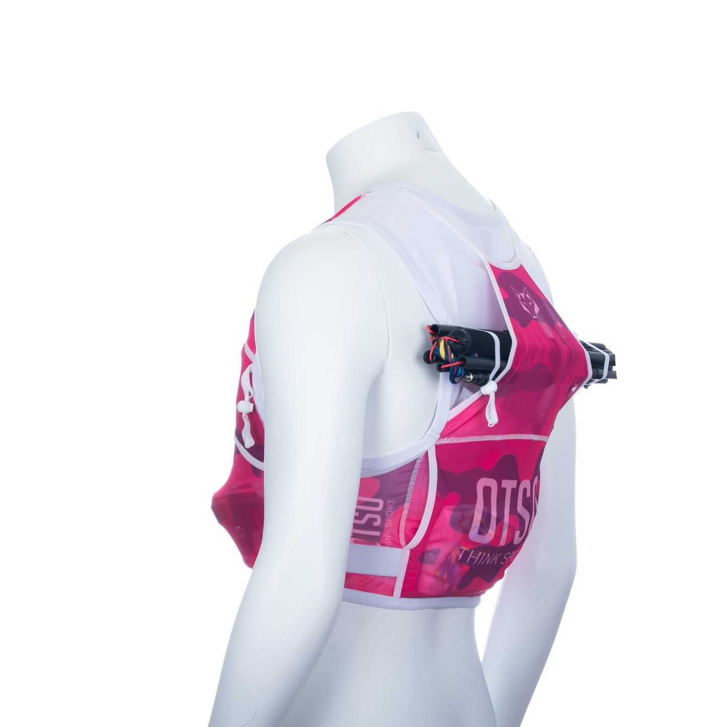 Mochila para corrida de trilha - Camo Pink