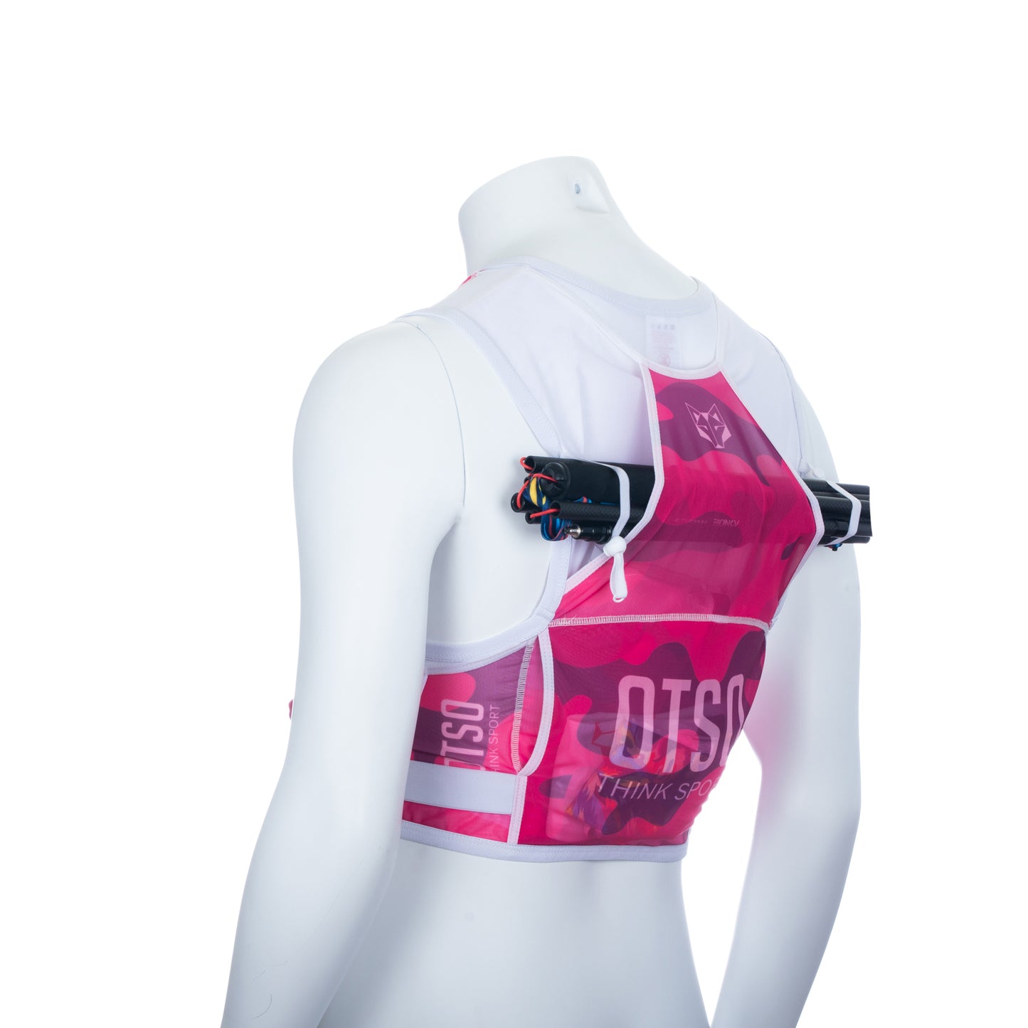 Mochila para corrida de trilha - Camo Pink
