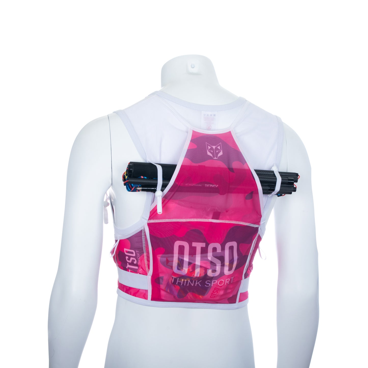 Mochila para corrida de trilha - Camo Pink