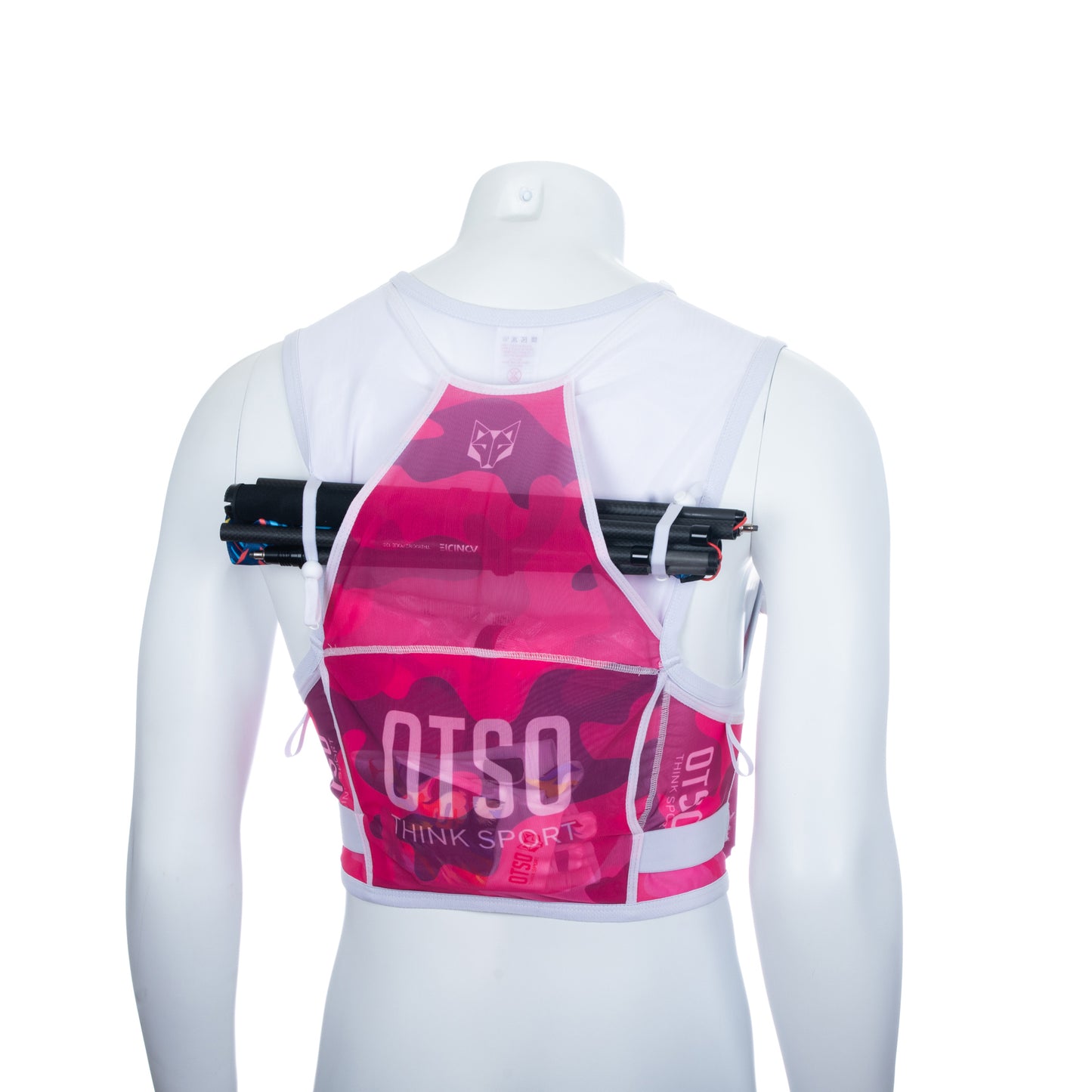 Mochila para corrida de trilha - Camo Pink