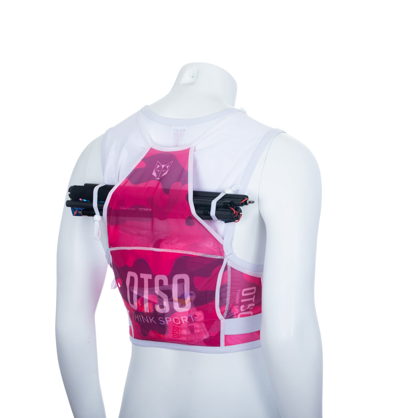 Mochila para corrida de trilha - Camo Pink