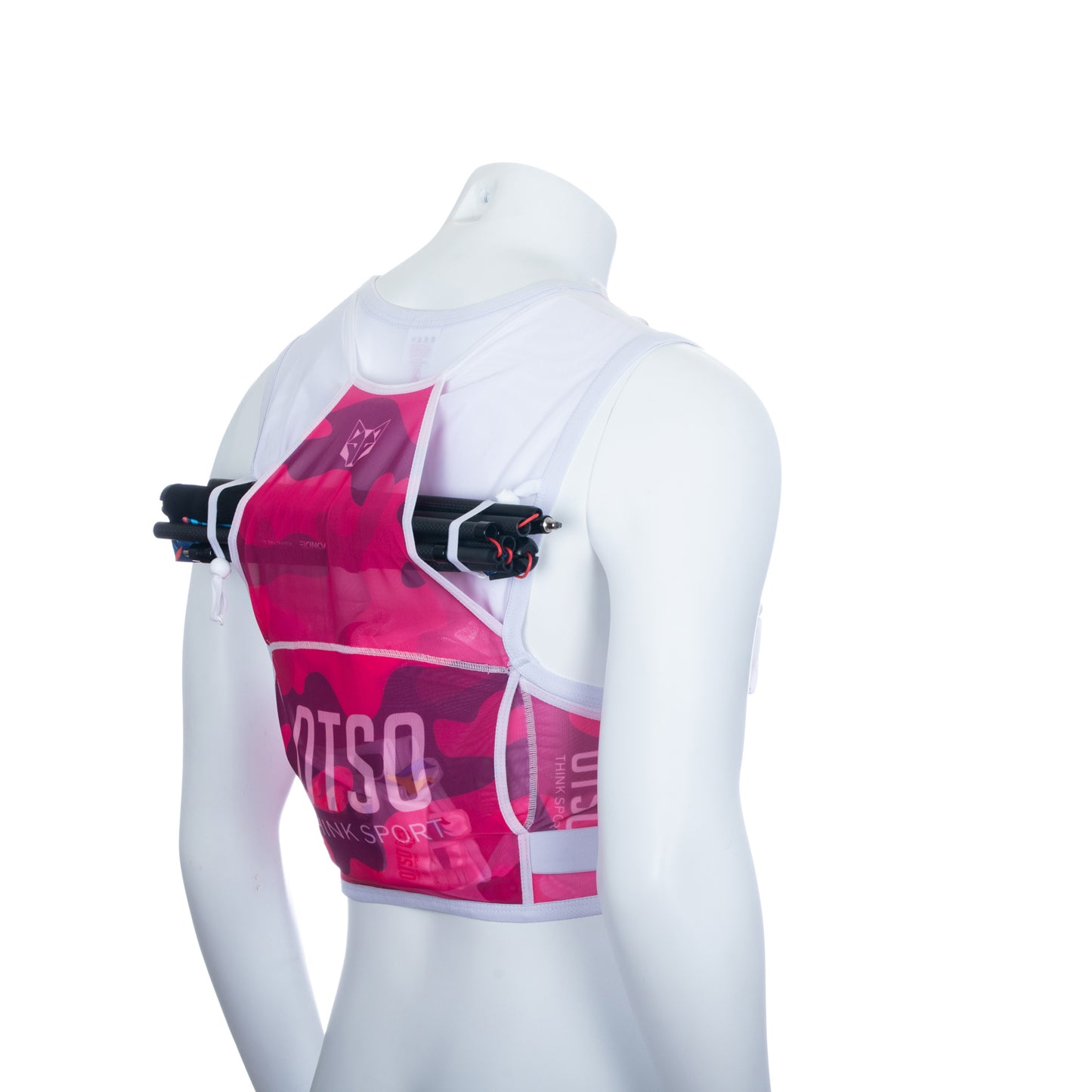 Mochila para corrida de trilha - Camo Pink