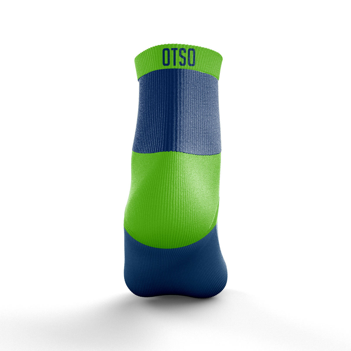 Meias Multidesporto Baixas - Azul Elétrico & Verde Fluo