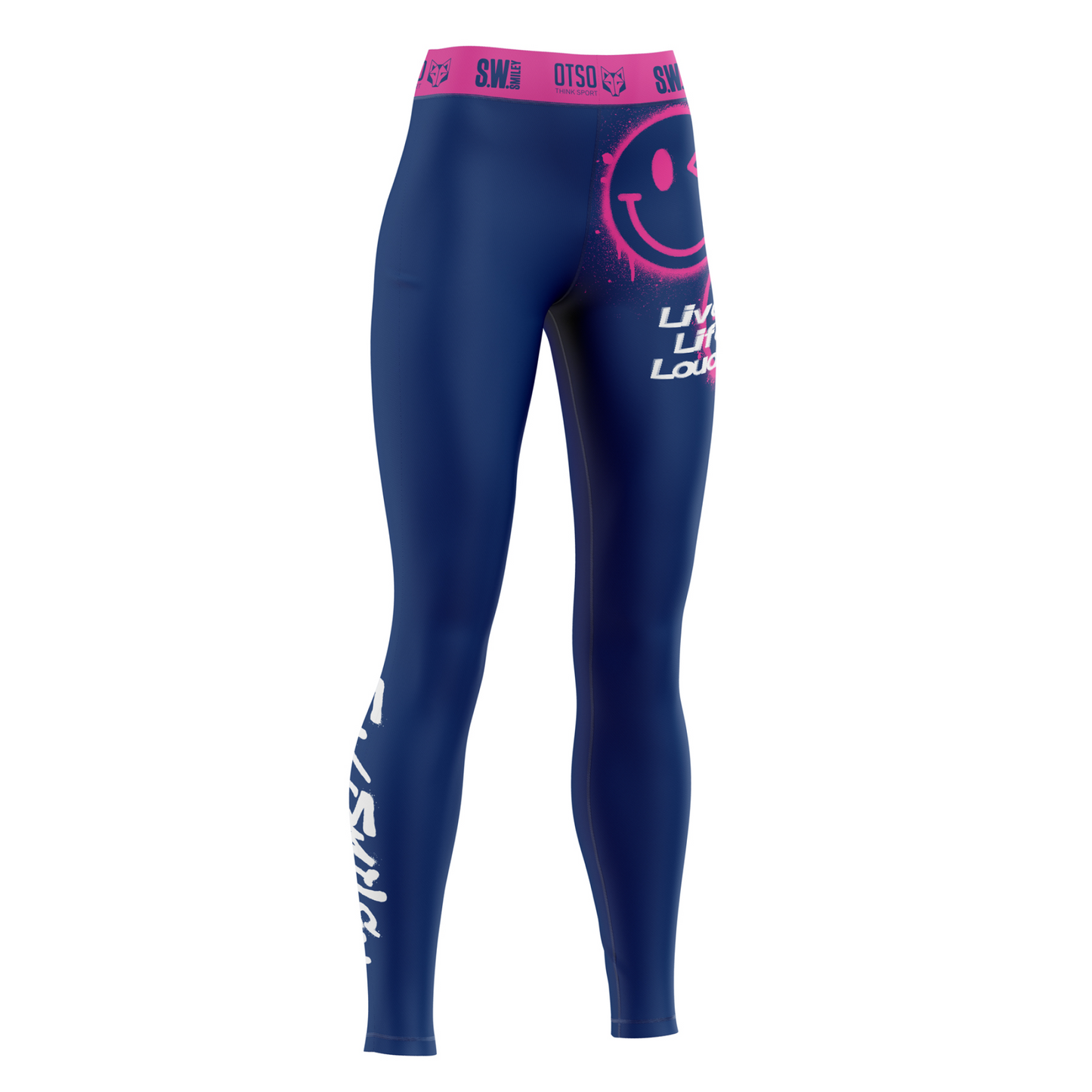 Leggings - S.W.Smiley Graffiti