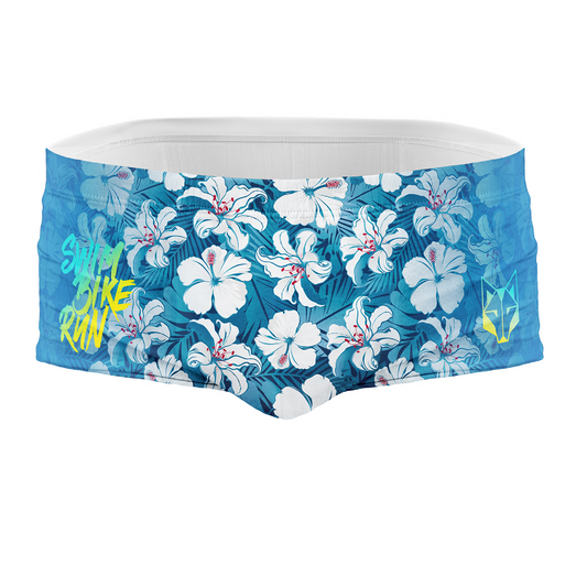 Men's trunk swimsuit - Swim Bike Run Flower