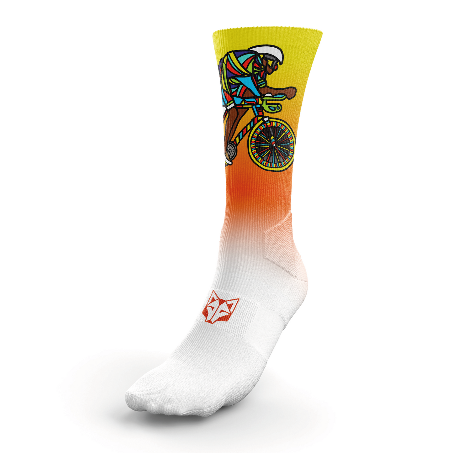 Chaussettes sublimées - Time to tri Man Bike
