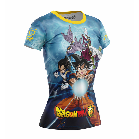 Samarreta màniga curta dona - Dragon Ball Super Goku Vegeta