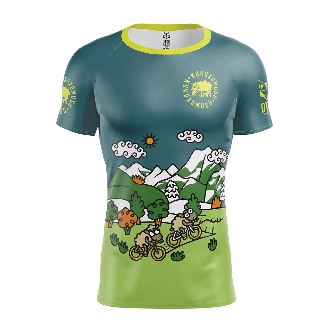 T-shirt manches courtes homme - Kukuxumusu Bike