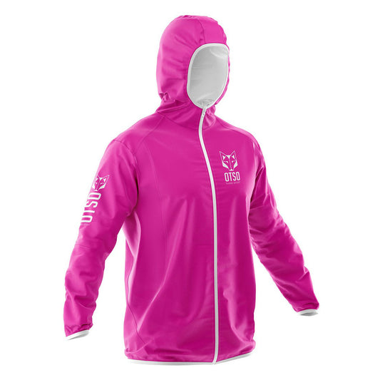 Giacca Impermeabile - Fluo Rosa & Bianco