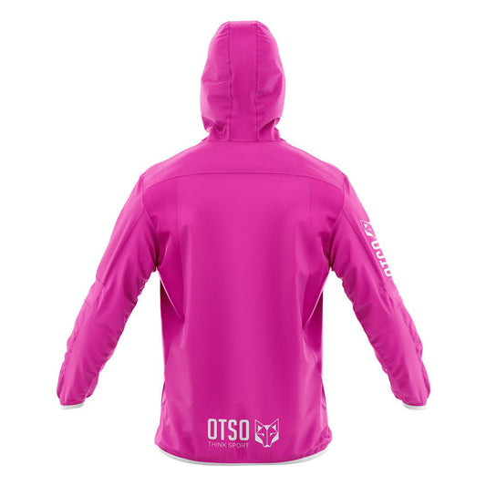 Giacca Impermeabile - Fluo Rosa & Bianco