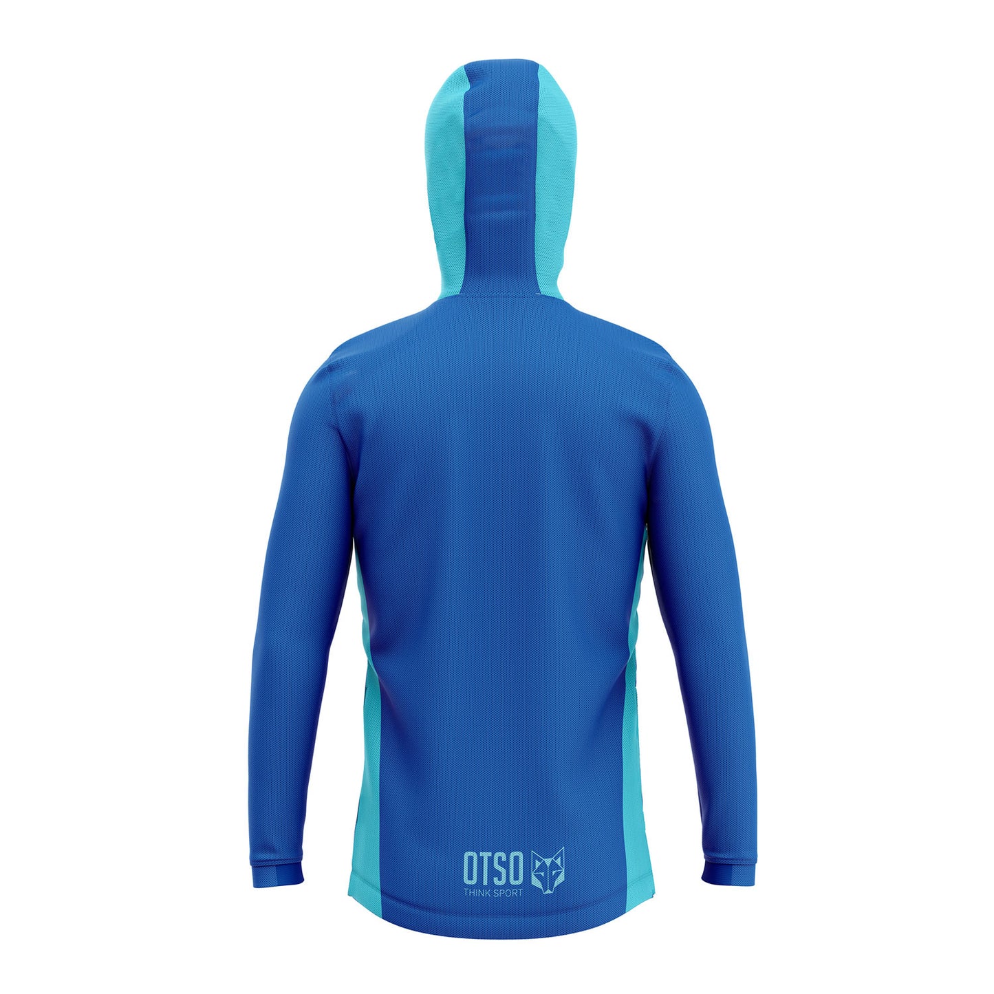 Moletom esportivo unissex - Electric Blue & Light Blue