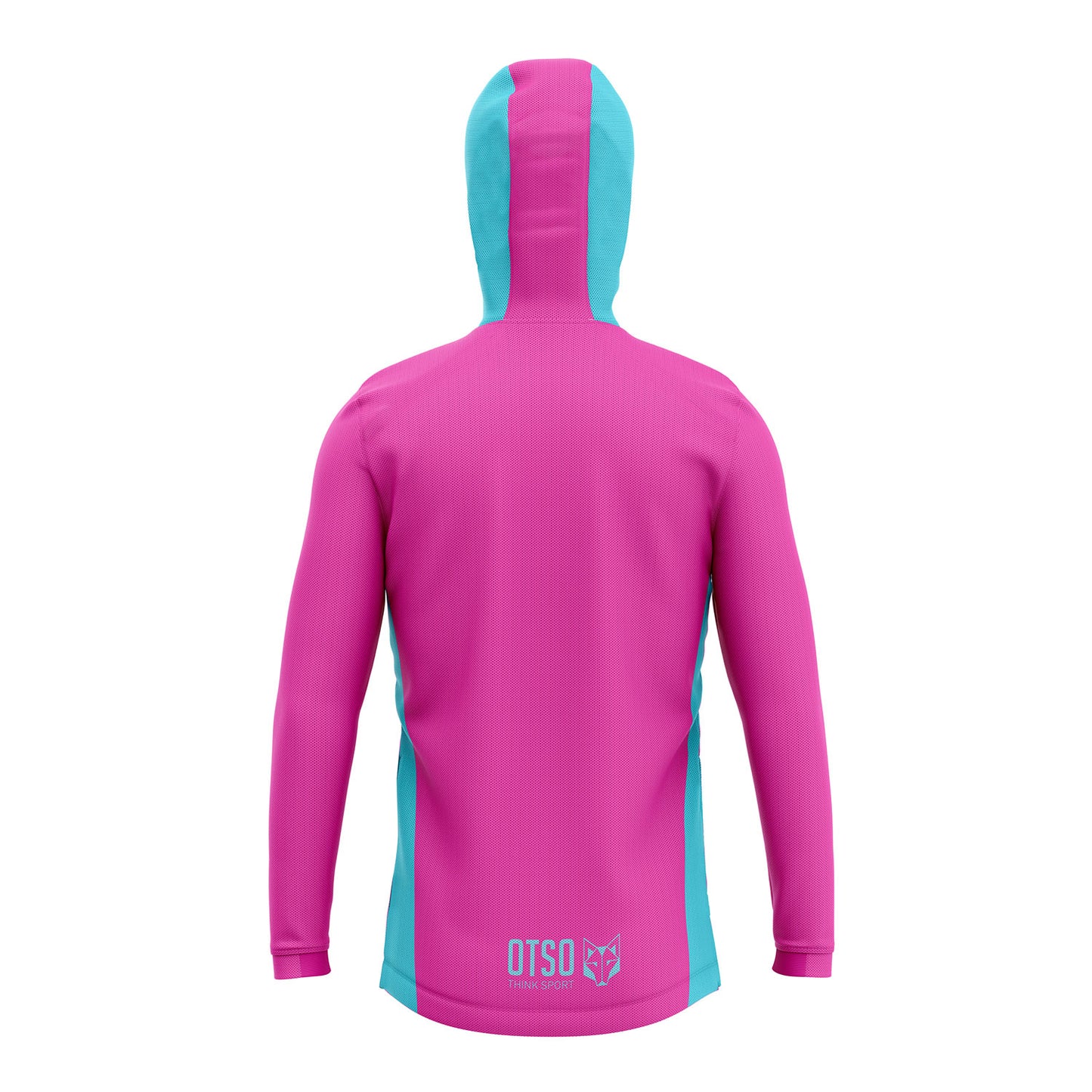 Moletom esportivo unissex - Fluo Pink & Light Blue