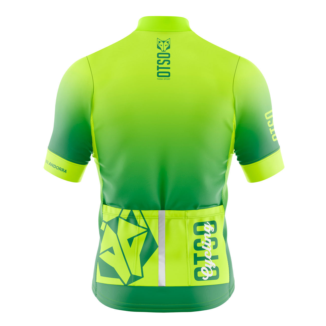 Women's Short Sleeve Cycling Jersey - Fluo Green (Outlet)