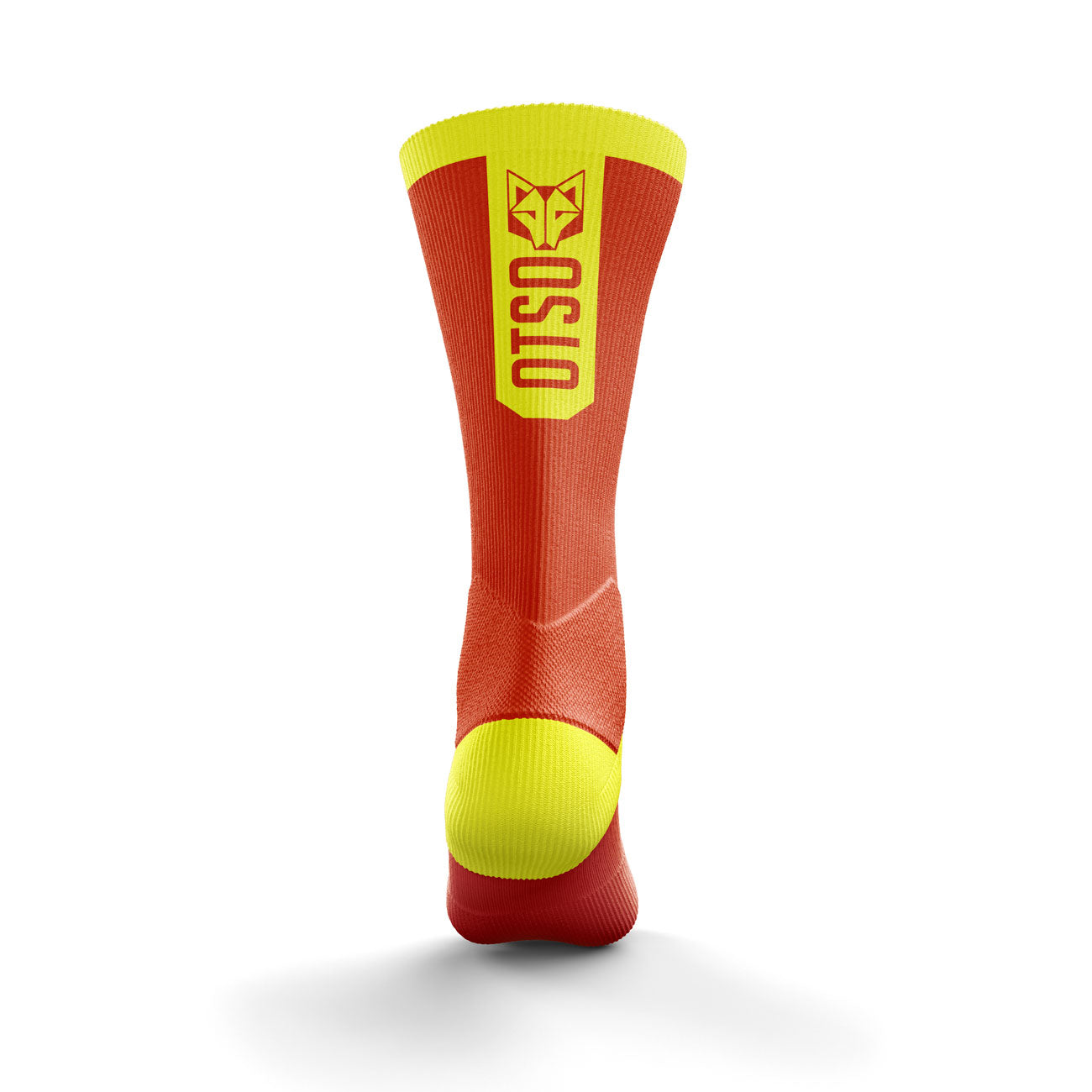 Meias de Ciclismo High Cut - Laranja Fluo