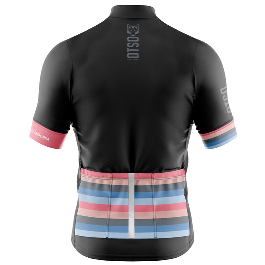 Maillot de cyclisme manches courtes femme - Stripes Black (Outlet)
