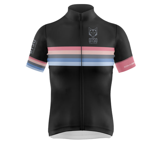 Maillot de ciclismo manga corta mujer - Stripes Black (Outlet)