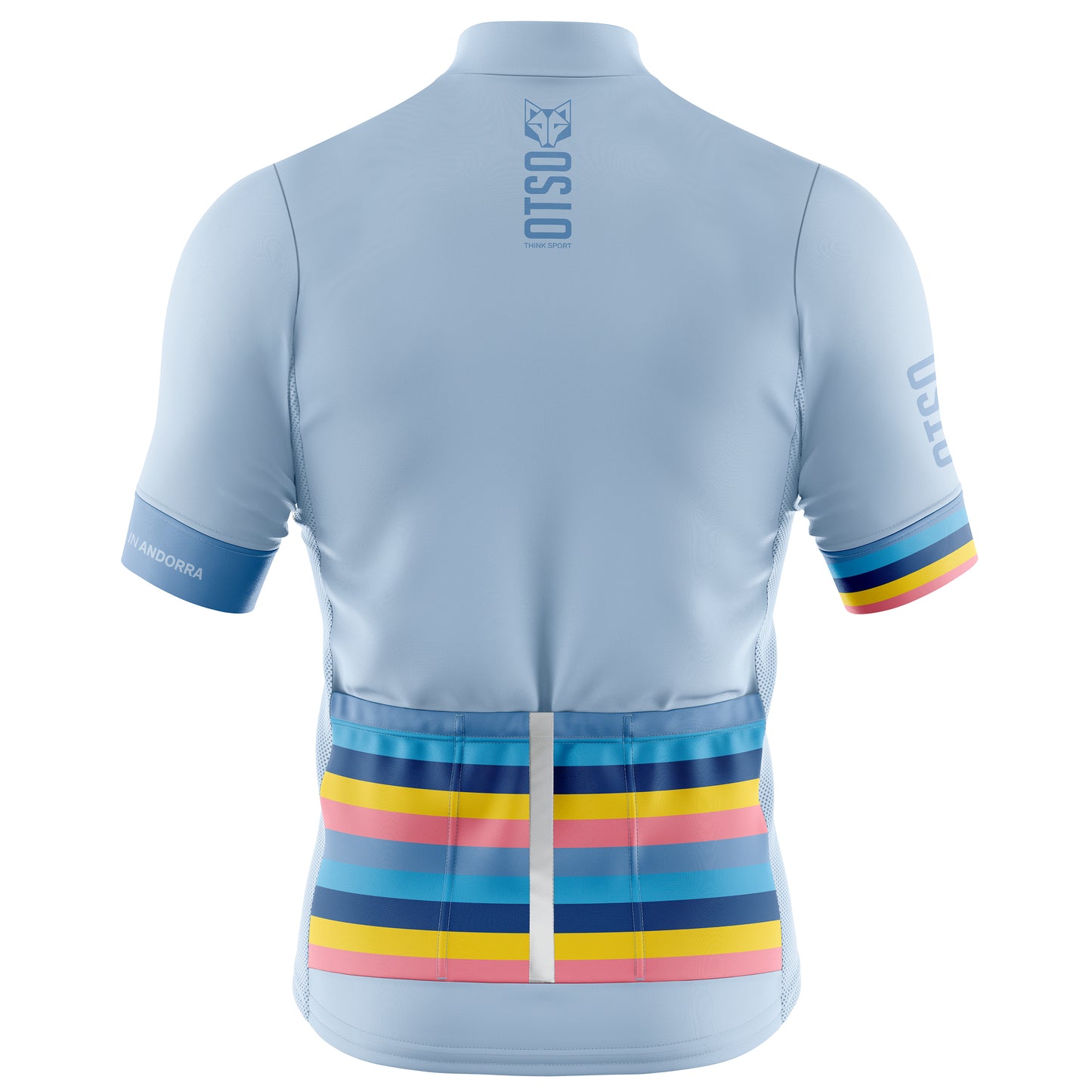 Maglia ciclismo manica corta donna - Stripes Turquoise (Outlet)