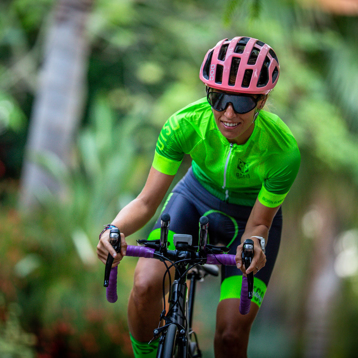 Women's Cycling Shorts - Fluo Green (Outlet)
