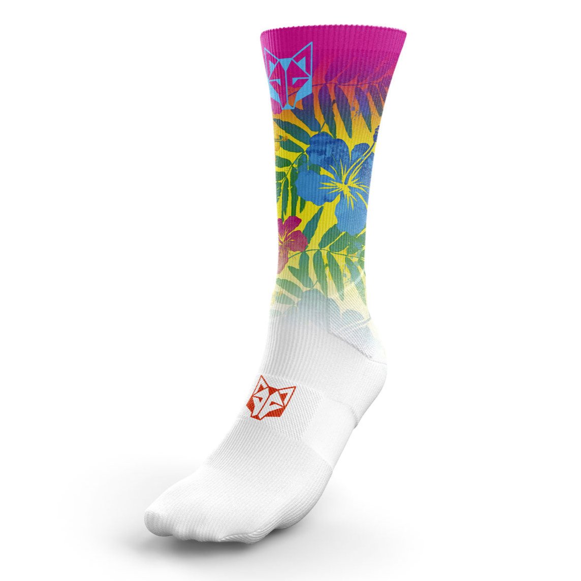 Chaussettes Sublimées - Floral Pink