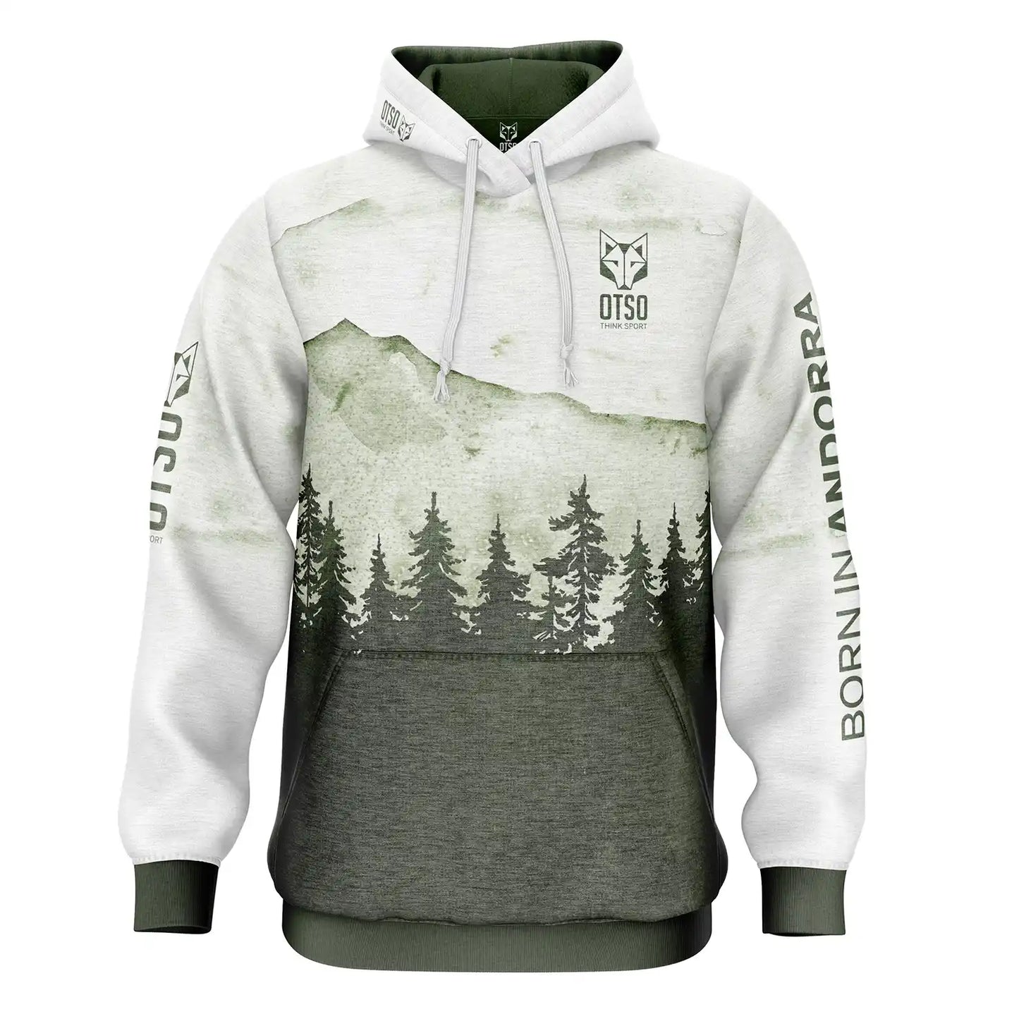 Sweat à capuche - Green Forest